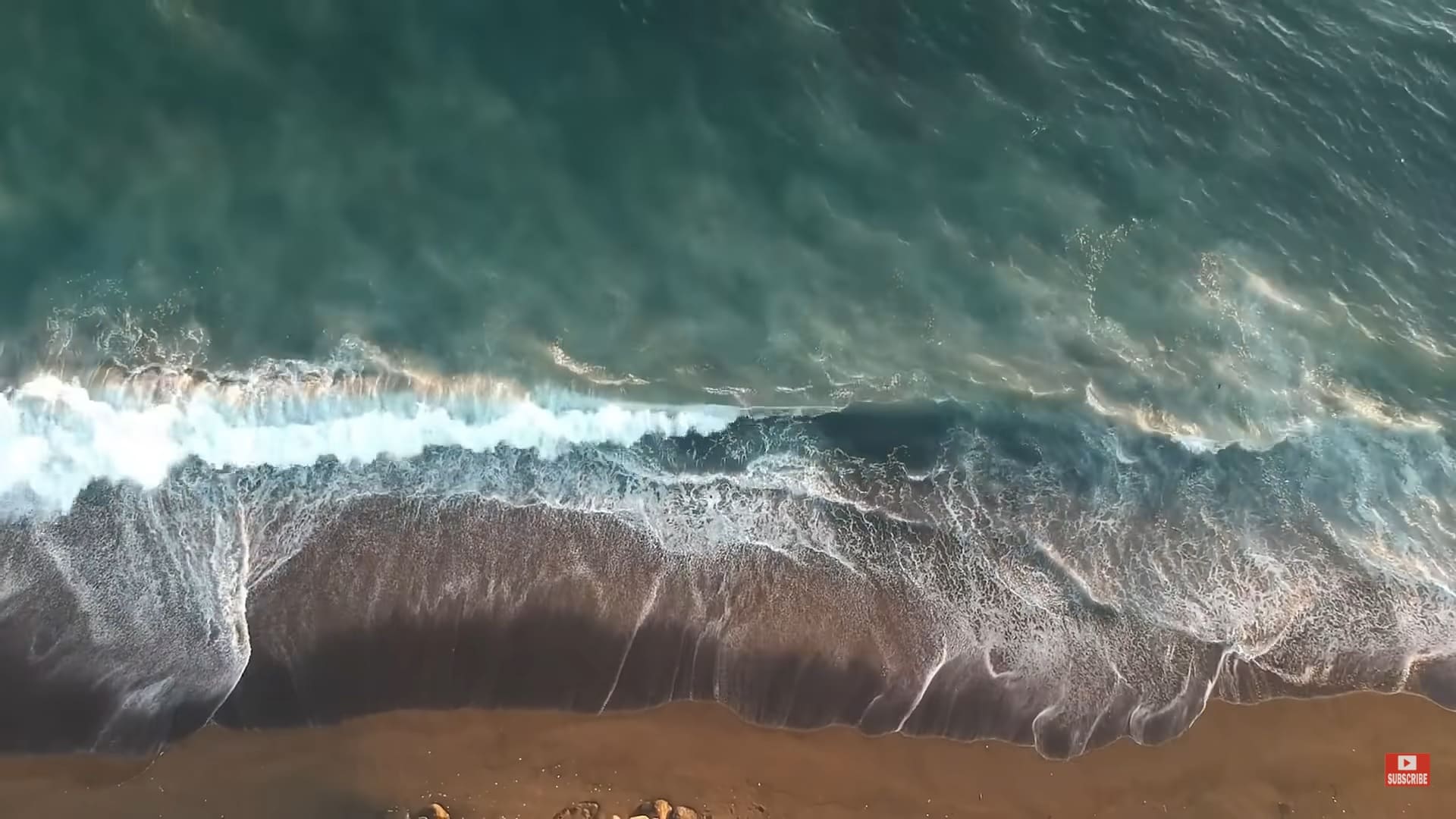 Aerial view of the beach in Hua Hin